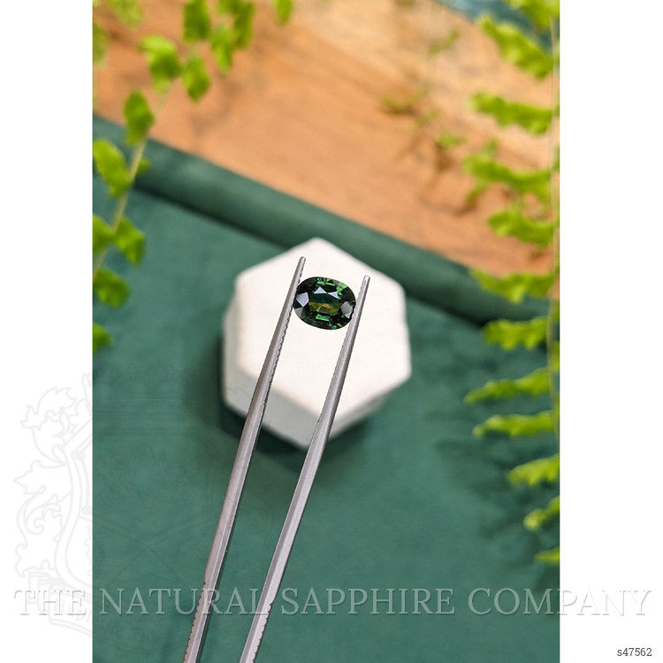 1.80 Ct. Bluish Green Sapphire from Madagascar