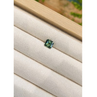 1.47 Ct. Bluish Green Sapphire from Madagascar Life Style