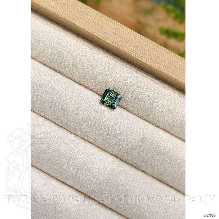 1.47 Ct. Bluish Green Sapphire from Madagascar