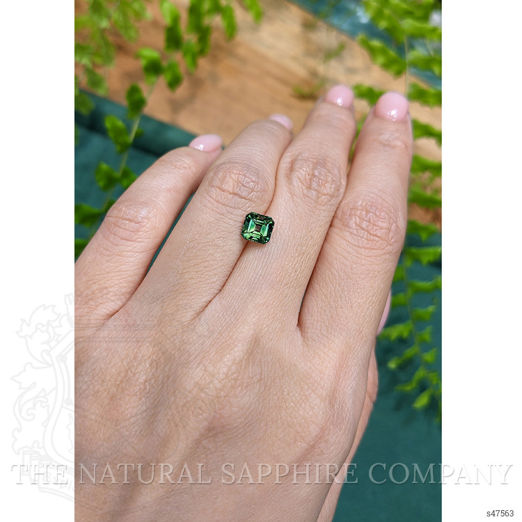 1.47 Ct. Bluish Green Sapphire from Madagascar