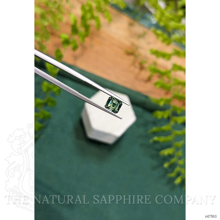 1.47 Ct. Bluish Green Sapphire from Madagascar