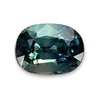 1.10 Ct. Greenish Blue Sapphire from Madagascar Video