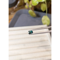 1.10 Ct. Greenish Blue Sapphire from Madagascar Life Style
