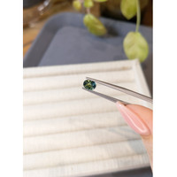 1.03 Ct. Bluish Green Sapphire from Madagascar Life Style