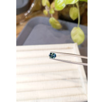 1.07 Ct. Greenish Blue Sapphire from Madagascar Life Style