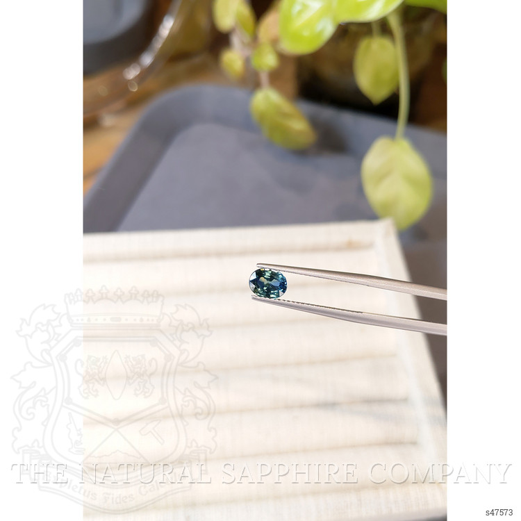 1.07 Ct. Greenish Blue Sapphire from Madagascar