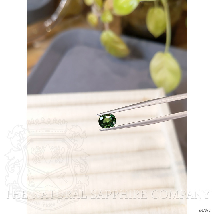 1.11 Ct. Bluish Green Sapphire from Madagascar