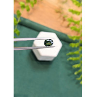 1.02 Ct. Bluish Green Sapphire from Madagascar Life Style