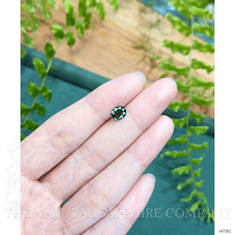 1.02 Ct. Bluish Green Sapphire from Madagascar