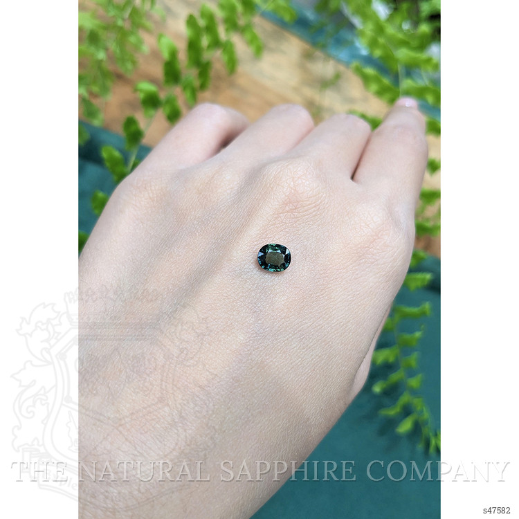 1.02 Ct. Bluish Green Sapphire from Madagascar