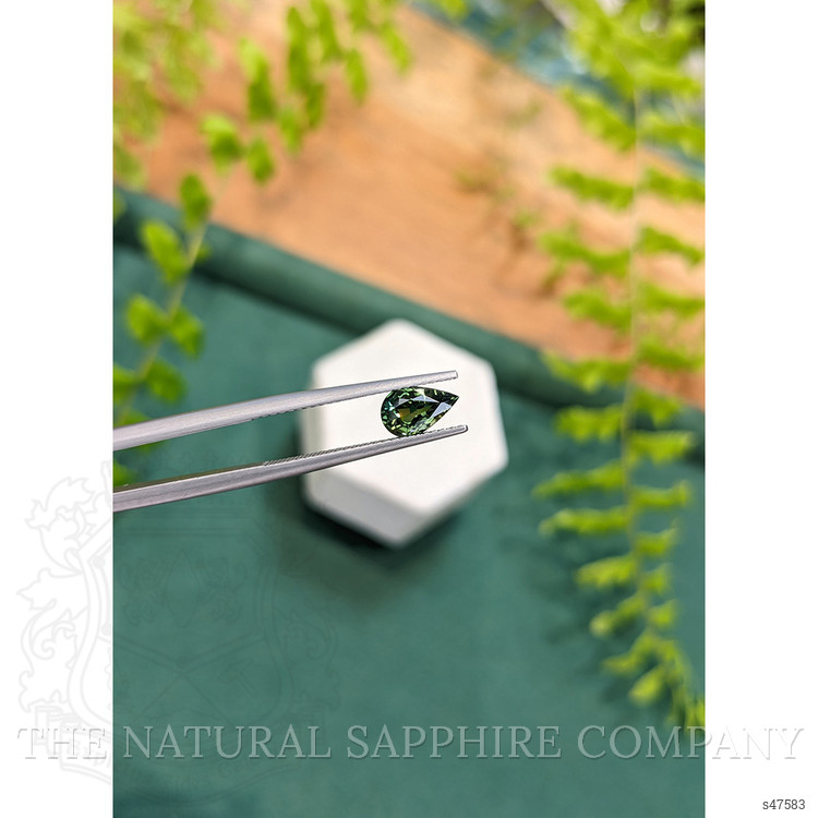 1.13 Ct. Yellowish Green Sapphire from Madagascar