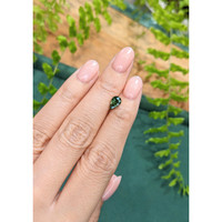 1.13 Ct. Yellowish Green Sapphire from Madagascar Life Style