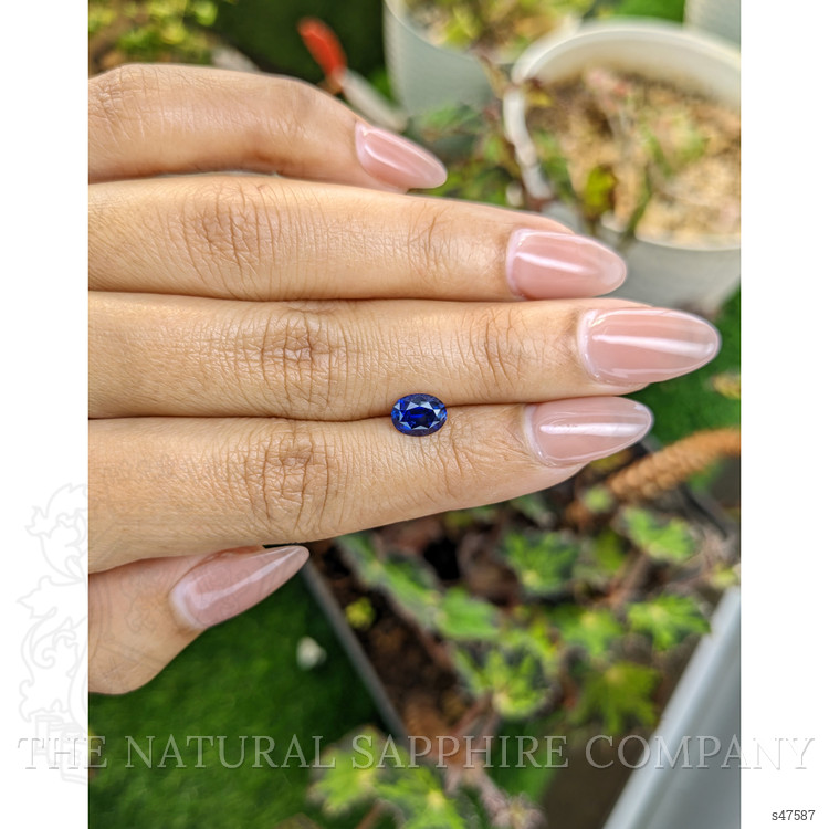 1.27 Ct. Blue Sapphire from Ceylon (Sri Lanka)