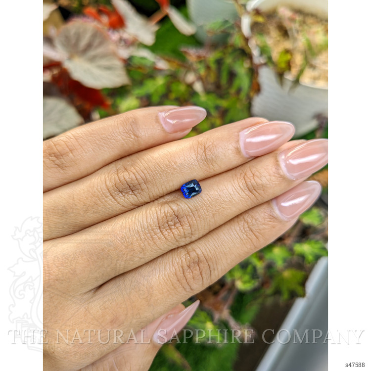 1.10 Ct. Blue Sapphire from Ceylon (Sri Lanka)