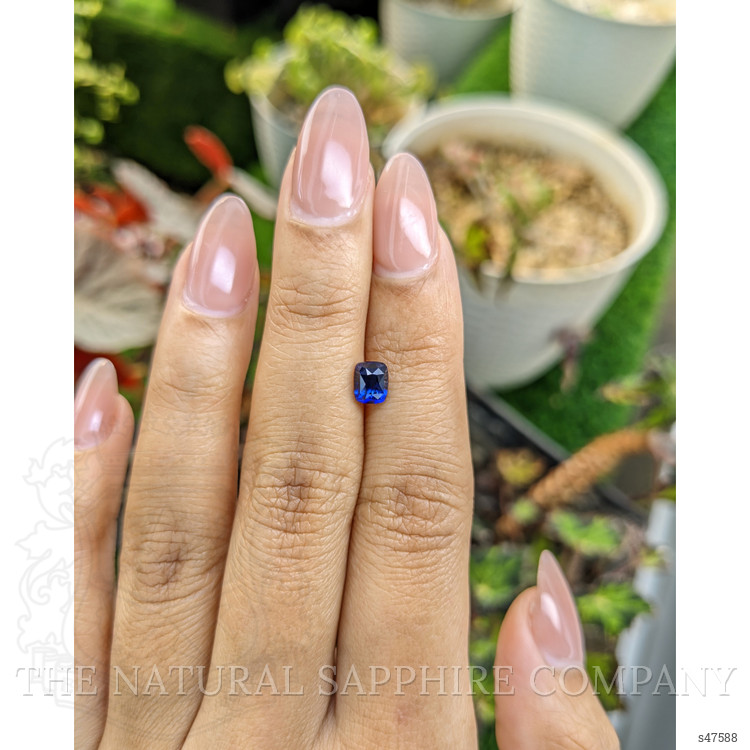 1.10 Ct. Blue Sapphire from Ceylon (Sri Lanka)
