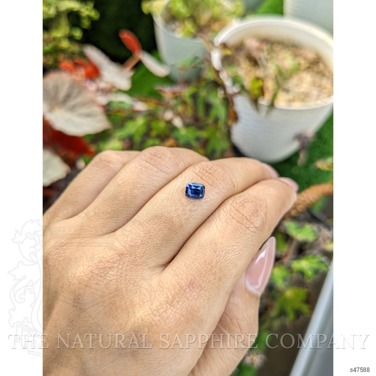 1.10 Ct. Blue Sapphire from Ceylon (Sri Lanka)