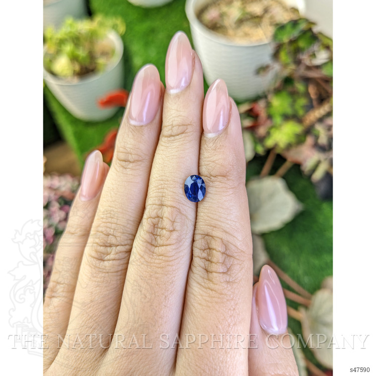 1.53 Ct. Blue Sapphire from Ceylon (Sri Lanka)