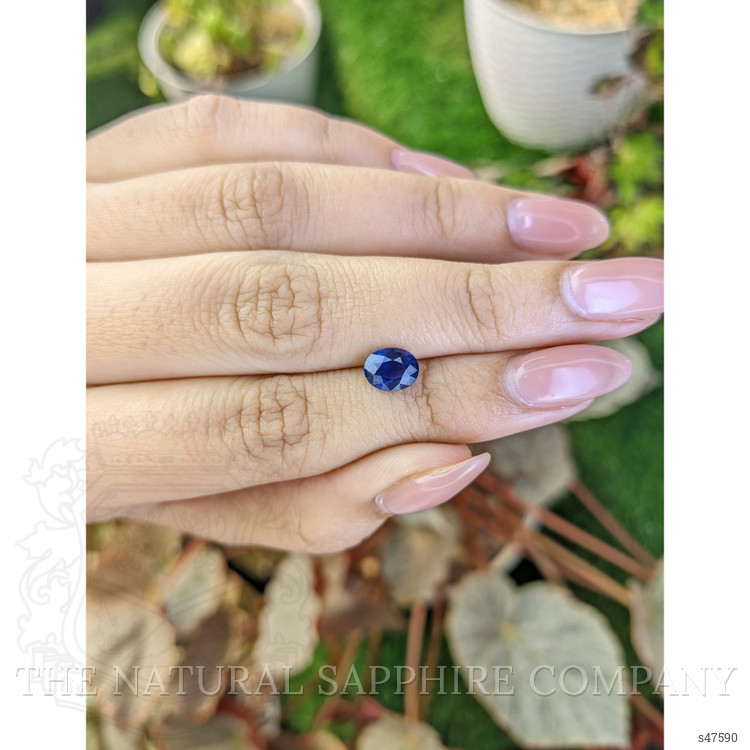 1.53 Ct. Blue Sapphire from Ceylon (Sri Lanka)