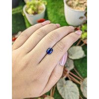 2.02 Ct. Blue Sapphire from Ceylon (Sri Lanka) Life Style