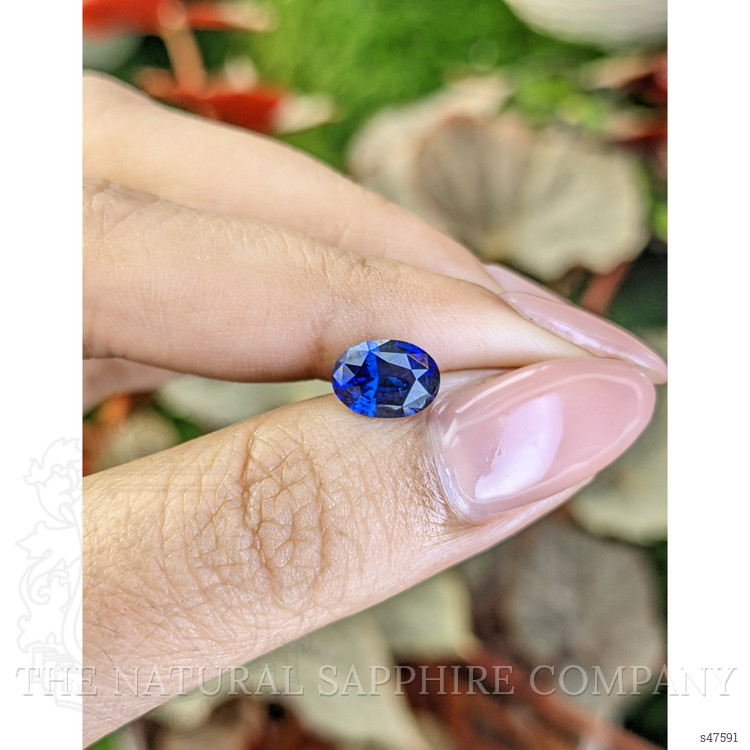 2.02 Ct. Blue Sapphire from Ceylon (Sri Lanka)