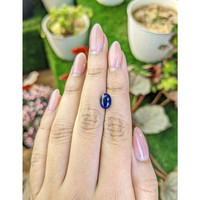 2.02 Ct. Blue Sapphire from Ceylon (Sri Lanka) Life Style