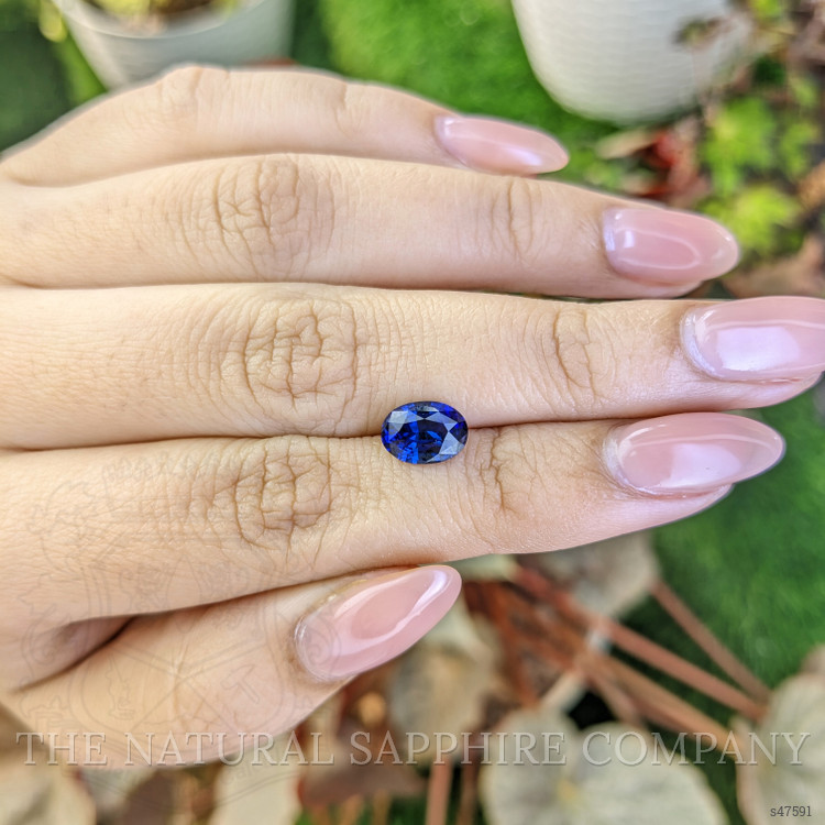 2.02 Ct. Blue Sapphire from Ceylon (Sri Lanka)