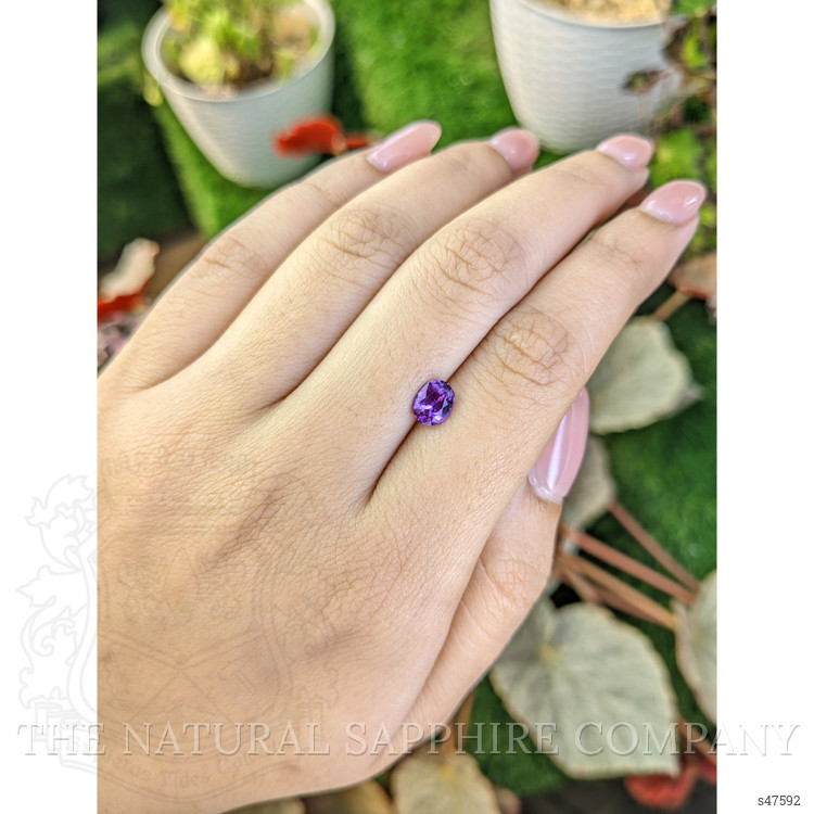 1.03 Ct. Pinkish Purple Sapphire from Ceylon (Sri Lanka)