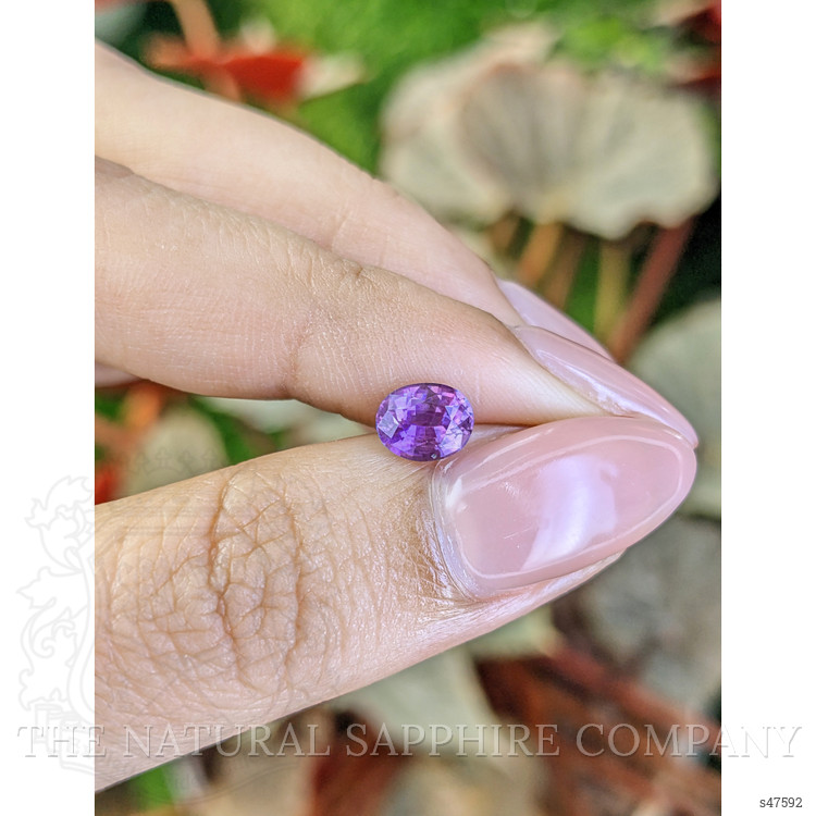 1.03 Ct. Pinkish Purple Sapphire from Ceylon (Sri Lanka)