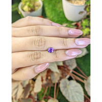 1.03 Ct. Pinkish Purple Sapphire from Ceylon (Sri Lanka) Life Style