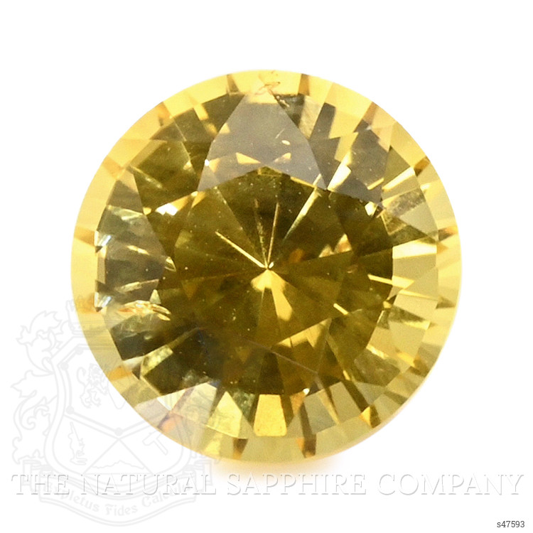 0.77 Ct. Yellow Sapphire from Ceylon (Sri Lanka)