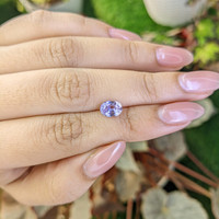 1.53 Ct. Pinkish Purple Sapphire from Ceylon (Sri Lanka) Life Style