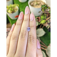 1.53 Ct. Pinkish Purple Sapphire from Ceylon (Sri Lanka) Life Style