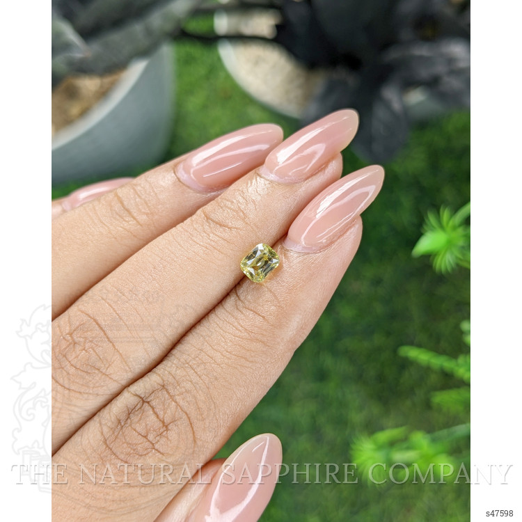 1.05 Ct. Yellowish Green Sapphire from Madagascar