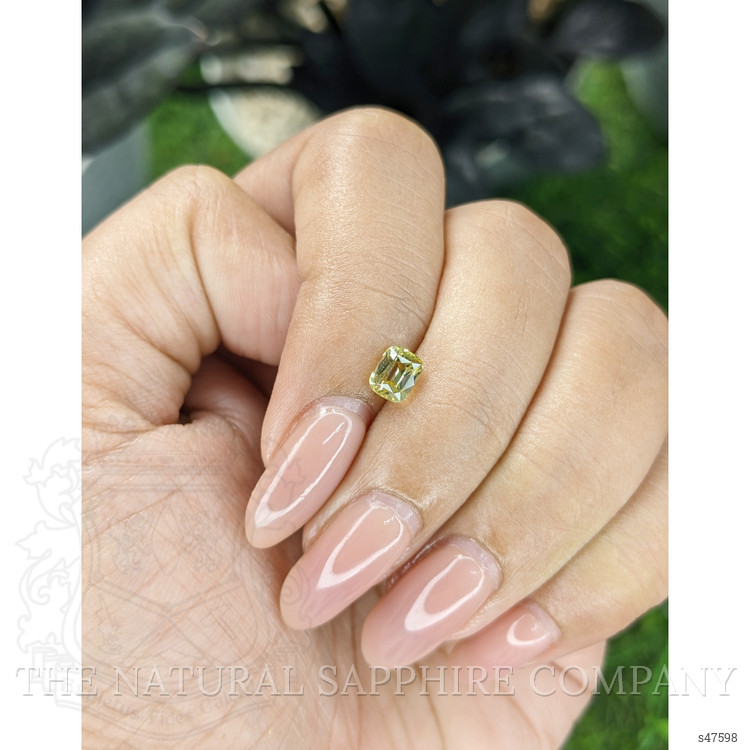 1.05 Ct. Yellowish Green Sapphire from Madagascar