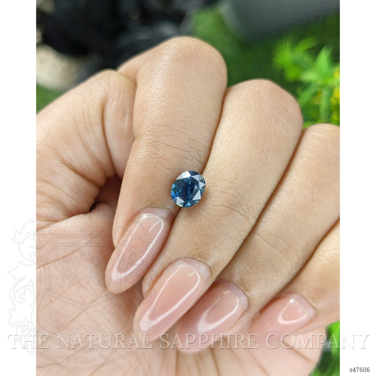 1.21 Ct. Greenish Blue Sapphire from Madagascar