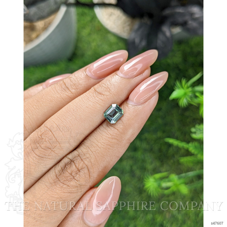 1.36 Ct. Bluish Green Sapphire from Tanzania