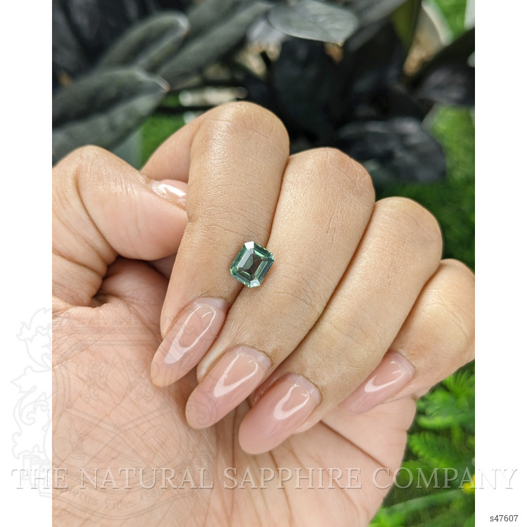 1.36 Ct. Bluish Green Sapphire from Tanzania