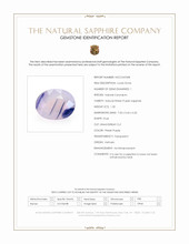 1.50 Ct. Pinkish Purple Sapphire from Vietnam Scan Report