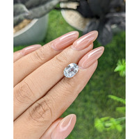 2.61 Ct. Bluish Green Sapphire from Madagascar Life Style