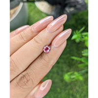 0.70 Ct. Purplish Pink Sapphire from Madagascar Life Style