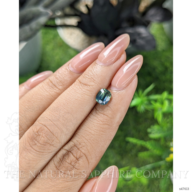 1.56 Ct. Bluish Green Sapphire from Madagascar