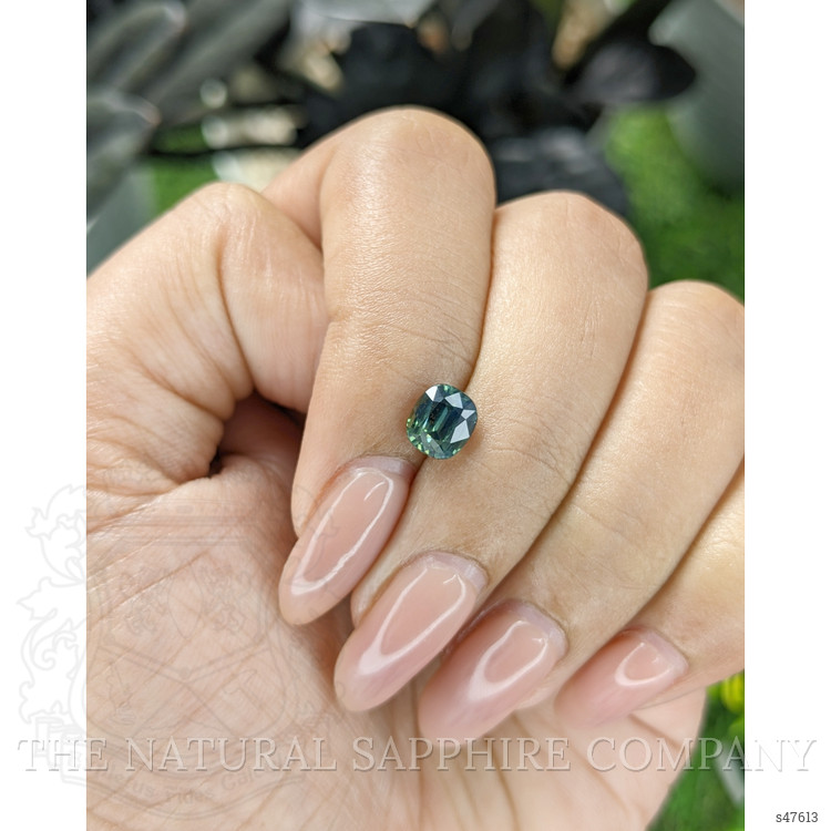 1.56 Ct. Bluish Green Sapphire from Madagascar