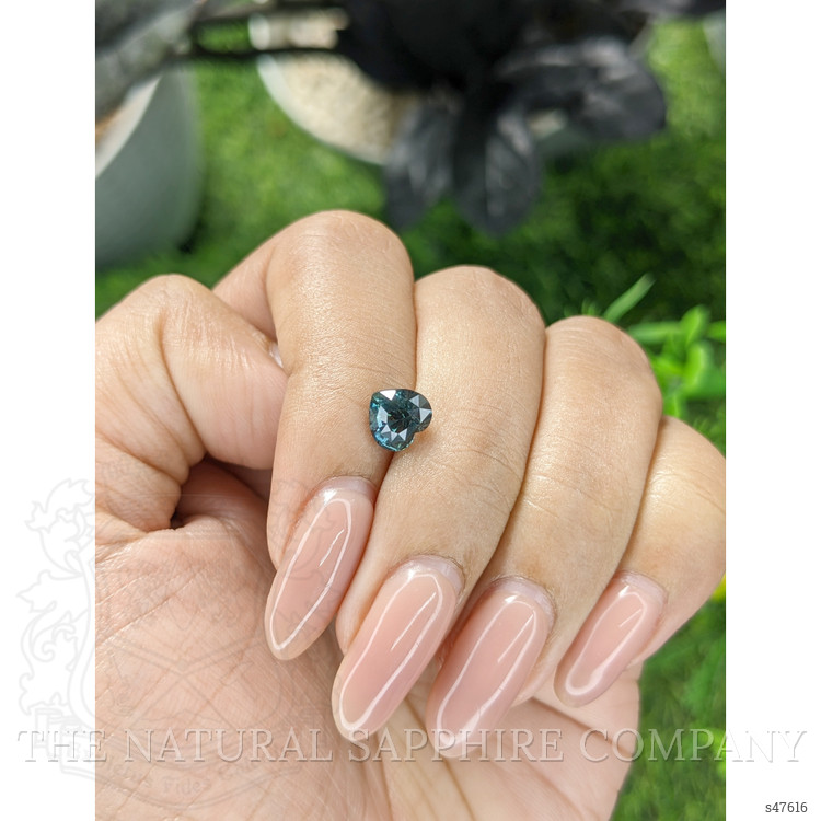 1.51 Ct. Greenish Blue Sapphire from Madagascar