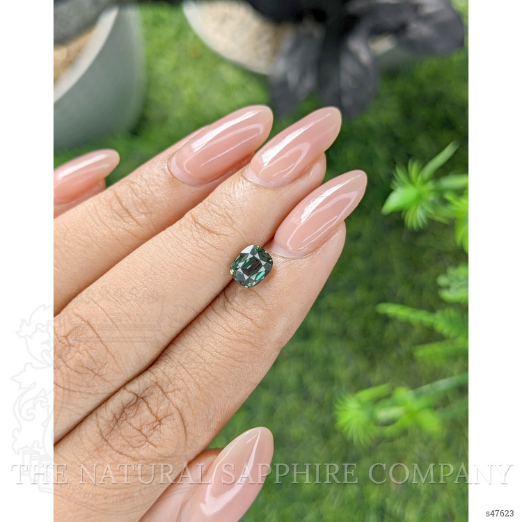 1.48 Ct. Bluish Green Sapphire from Tanzania