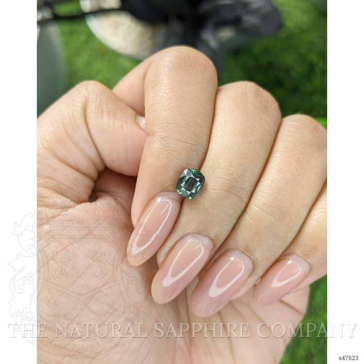 1.48 Ct. Bluish Green Sapphire from Tanzania