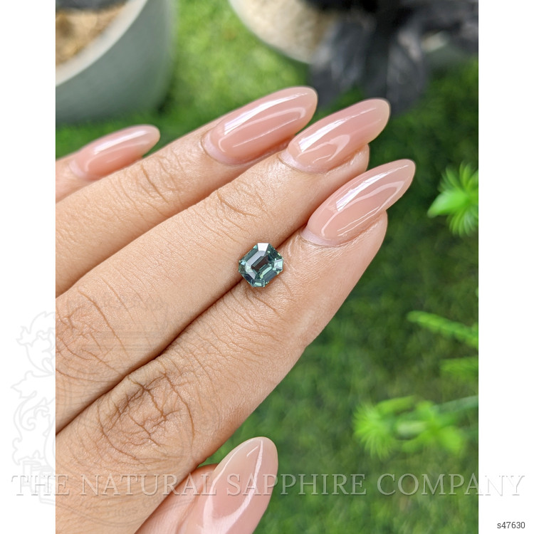 1.07 Ct. Bluish Green Sapphire from Tanzania
