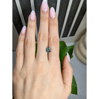 3.27 Ct. Bluish Green Sapphire from Ceylon (Sri Lanka) Life Style