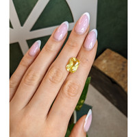 7.61 Ct. Yellow Sapphire from Ceylon (Sri Lanka) Life Style