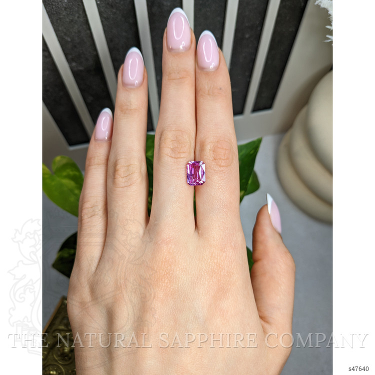 4.01 Ct. Purplish Pink Sapphire from Madagascar