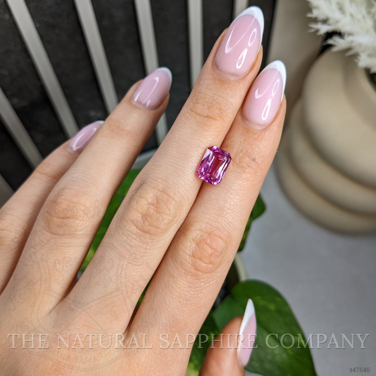 4.01 Ct. Purplish Pink Sapphire from Madagascar